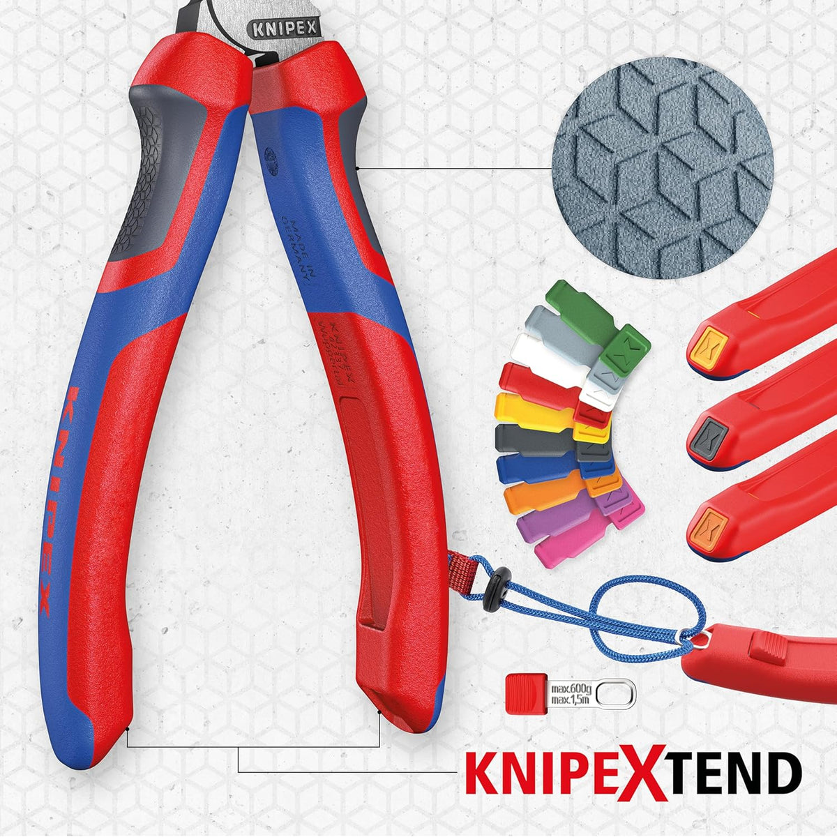 KNIPEX 95 22 165 케이블 커터 구리 알루미늄 케이블용 멀티컴포넌트 8번 사진