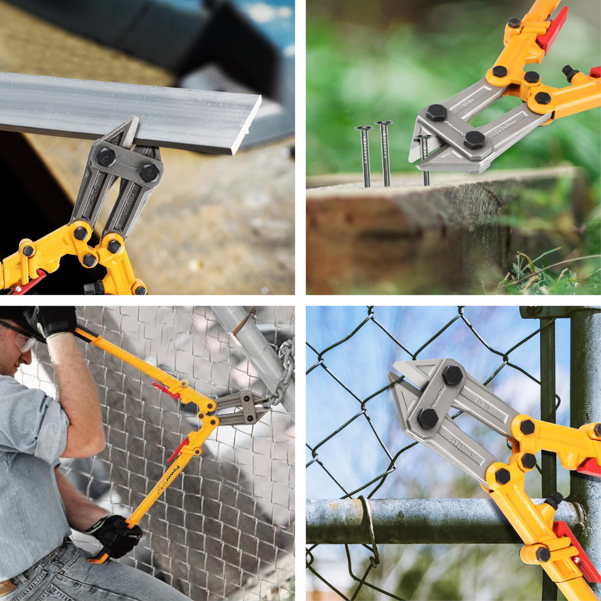 Olympia Tools 파워 그립 접이식 볼트 커터 CR-MO 경화강 헤드 6번 사진