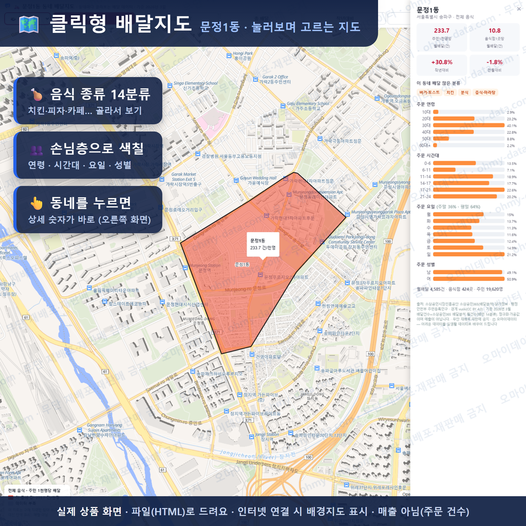 인터랙티브 지도 미리보기(실제 상품은 클릭형 HTML)