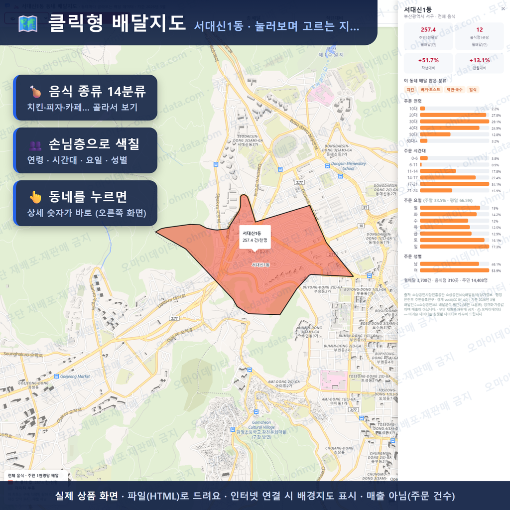 인터랙티브 지도 미리보기(실제 상품은 클릭형 HTML)