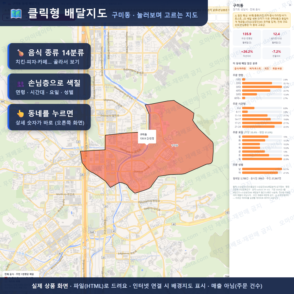 인터랙티브 지도 미리보기(실제 상품은 클릭형 HTML)