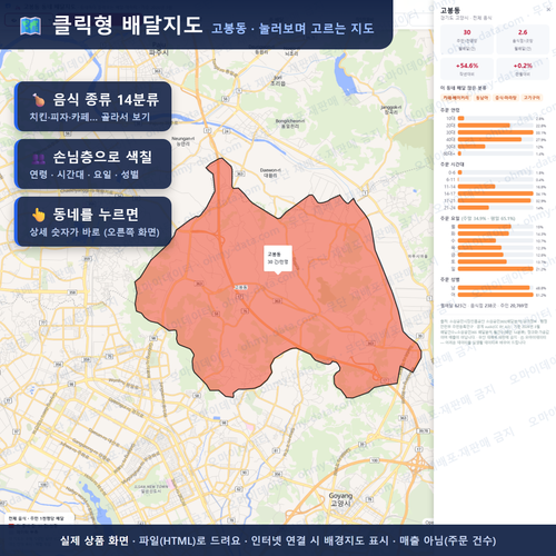 인터랙티브 지도 미리보기(실제 상품은 클릭형 HTML)