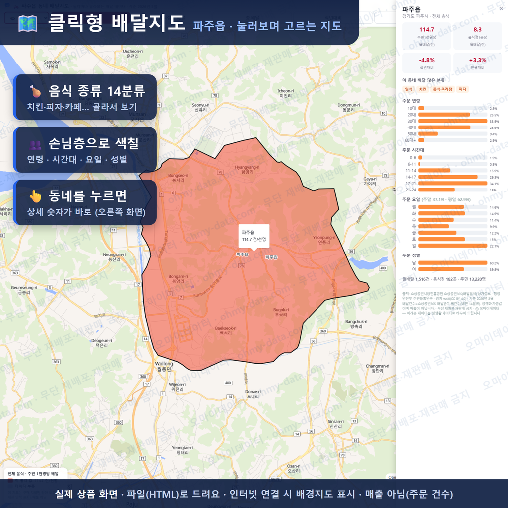 인터랙티브 지도 미리보기(실제 상품은 클릭형 HTML)