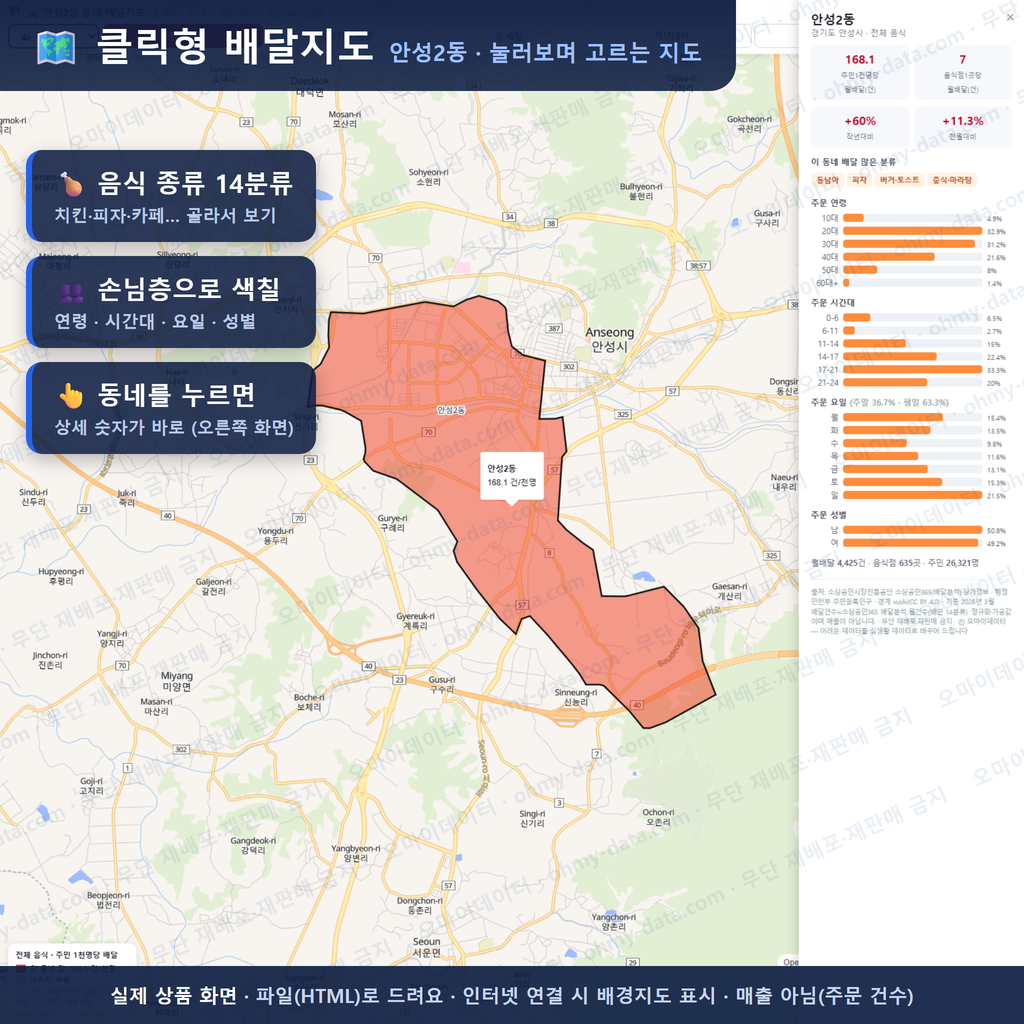 인터랙티브 지도 미리보기(실제 상품은 클릭형 HTML)