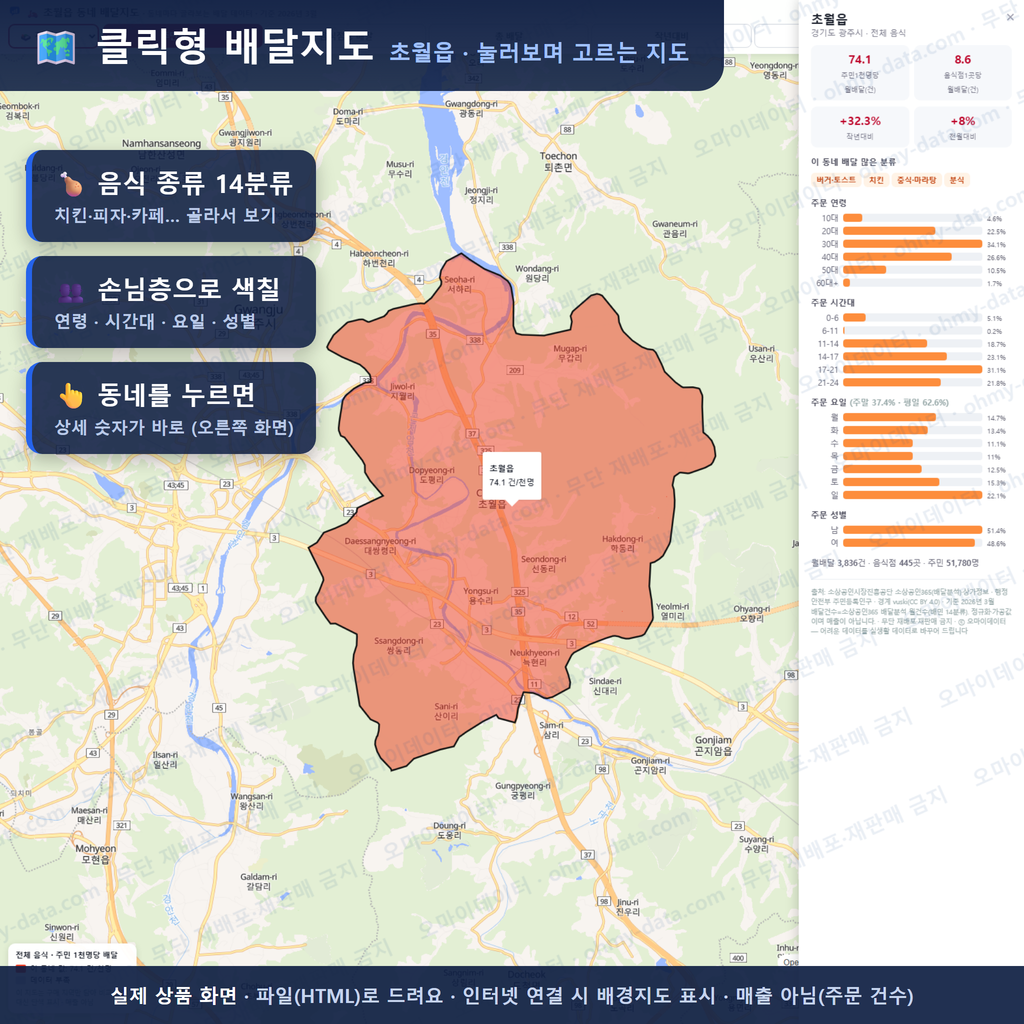 인터랙티브 지도 미리보기(실제 상품은 클릭형 HTML)