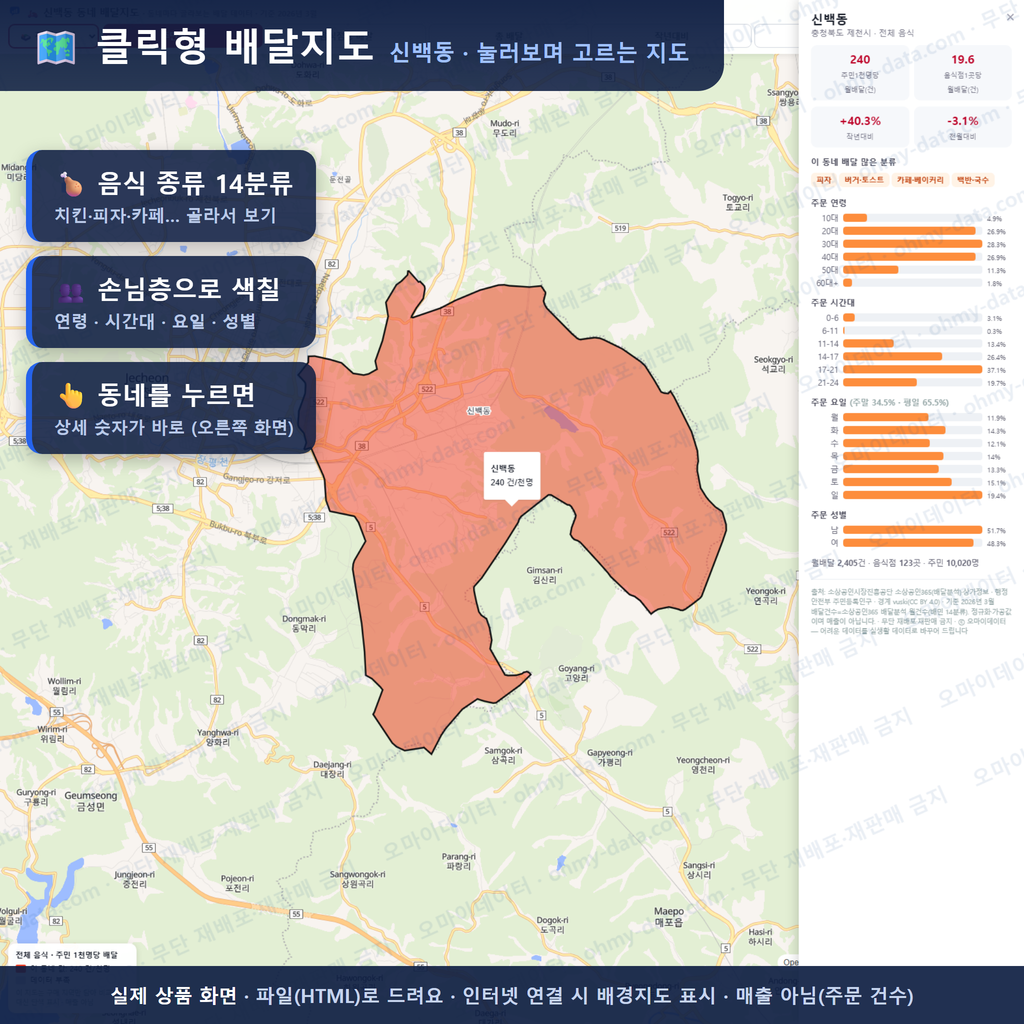 인터랙티브 지도 미리보기(실제 상품은 클릭형 HTML)