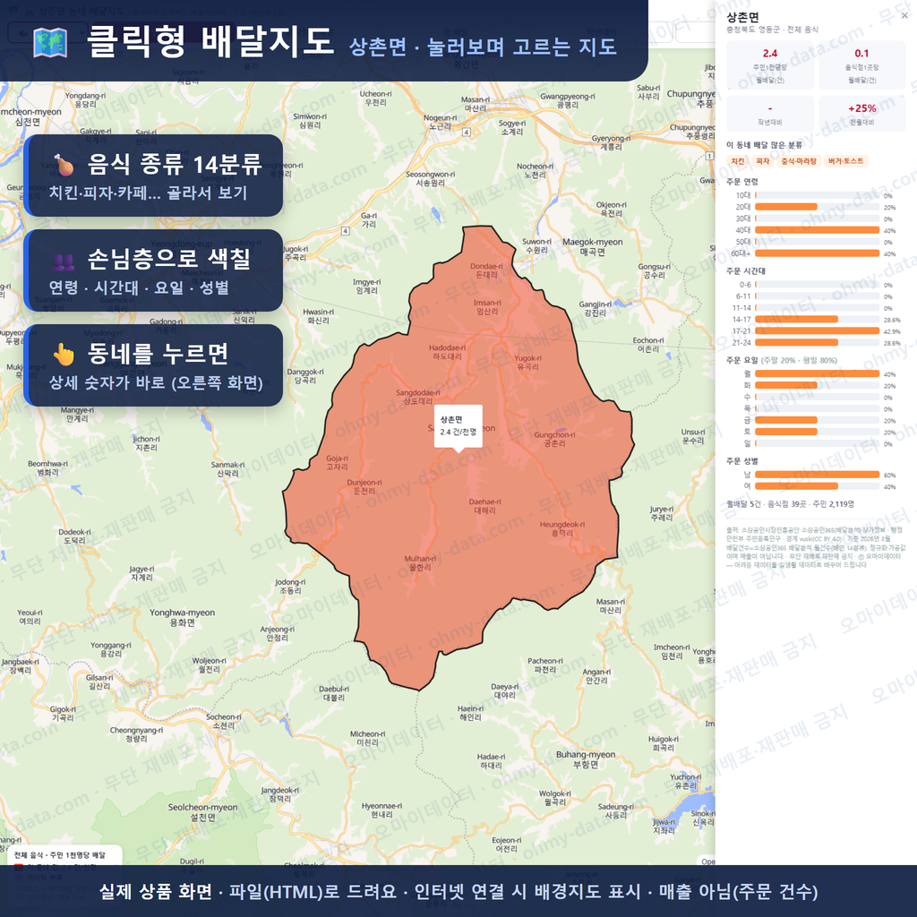 인터랙티브 지도 미리보기(실제 상품은 클릭형 HTML)