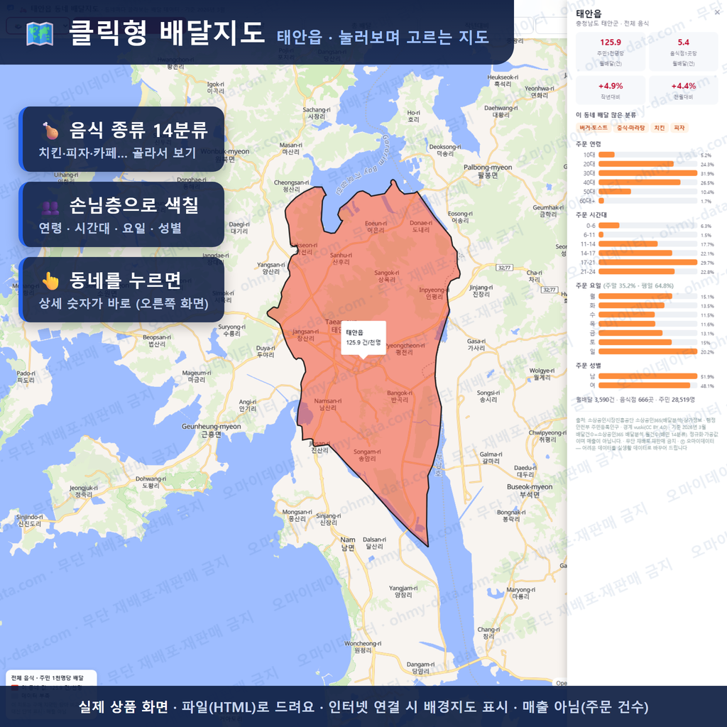 인터랙티브 지도 미리보기(실제 상품은 클릭형 HTML)