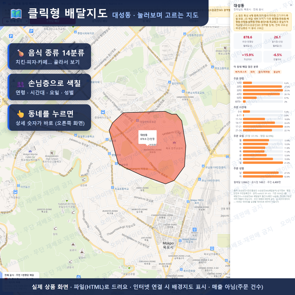 인터랙티브 지도 미리보기(실제 상품은 클릭형 HTML)