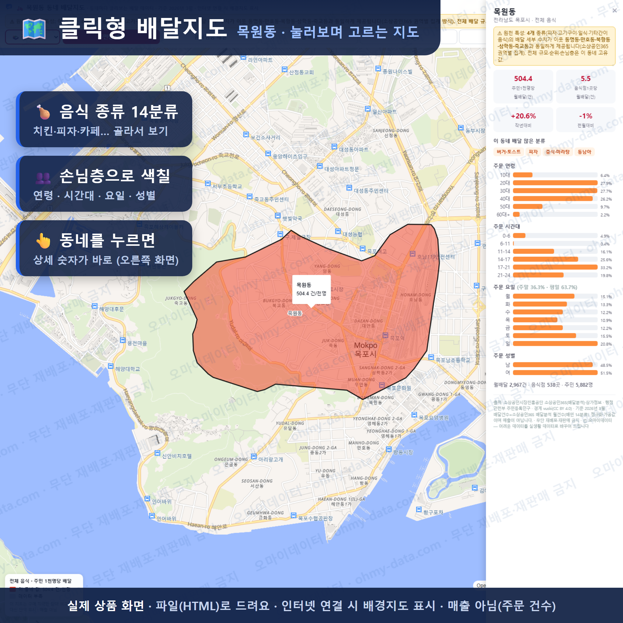 인터랙티브 지도 미리보기(실제 상품은 클릭형 HTML)