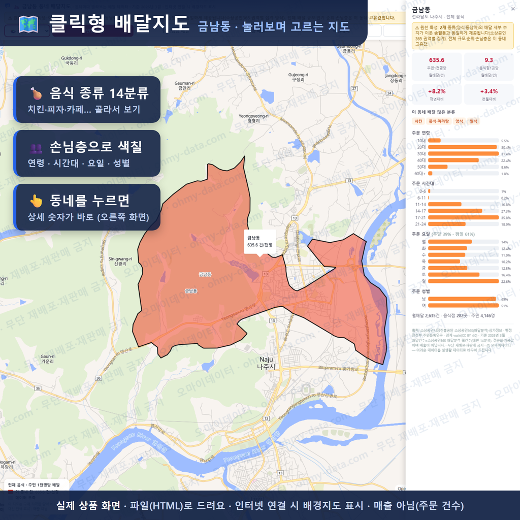 인터랙티브 지도 미리보기(실제 상품은 클릭형 HTML)