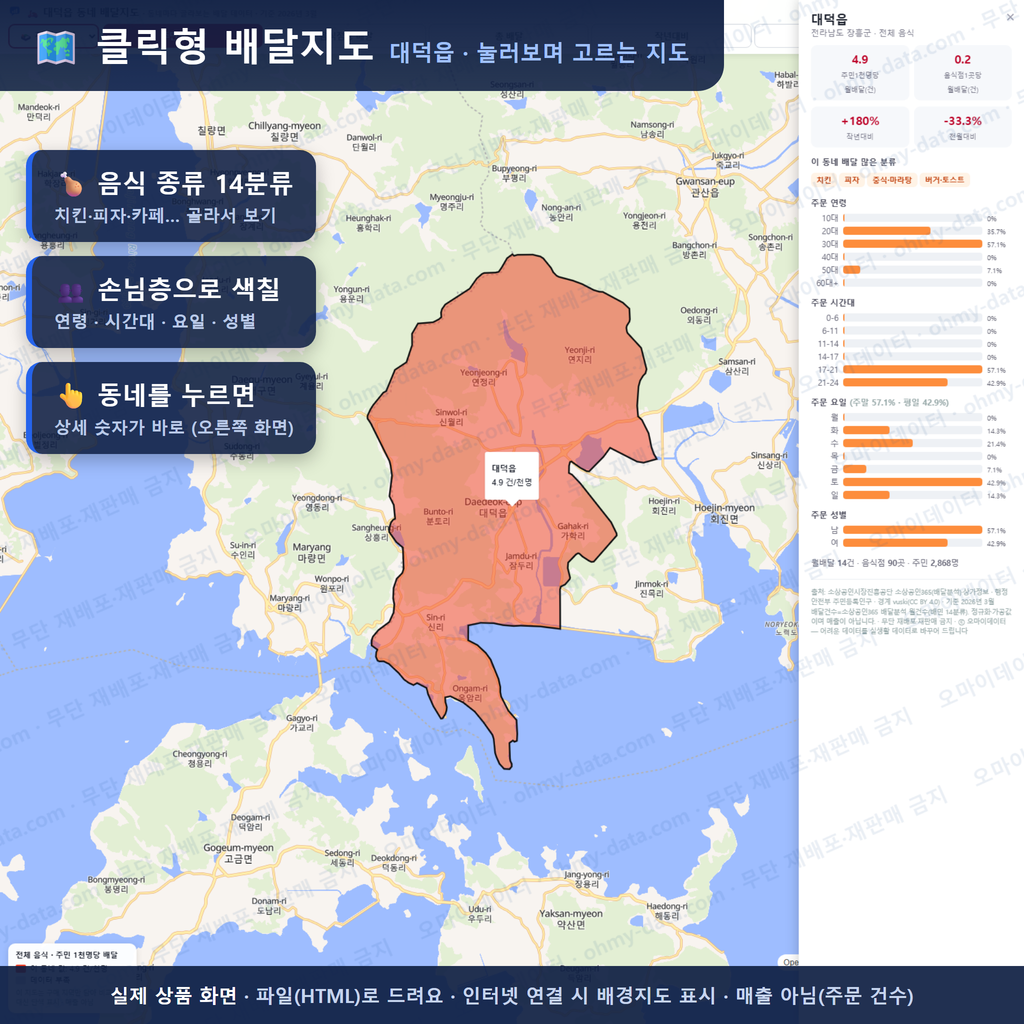 인터랙티브 지도 미리보기(실제 상품은 클릭형 HTML)