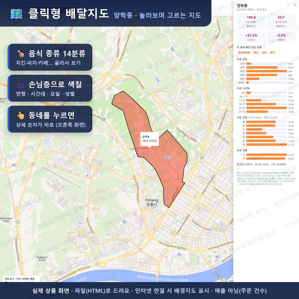 인터랙티브 지도 미리보기(실제 상품은 클릭형 HTML)