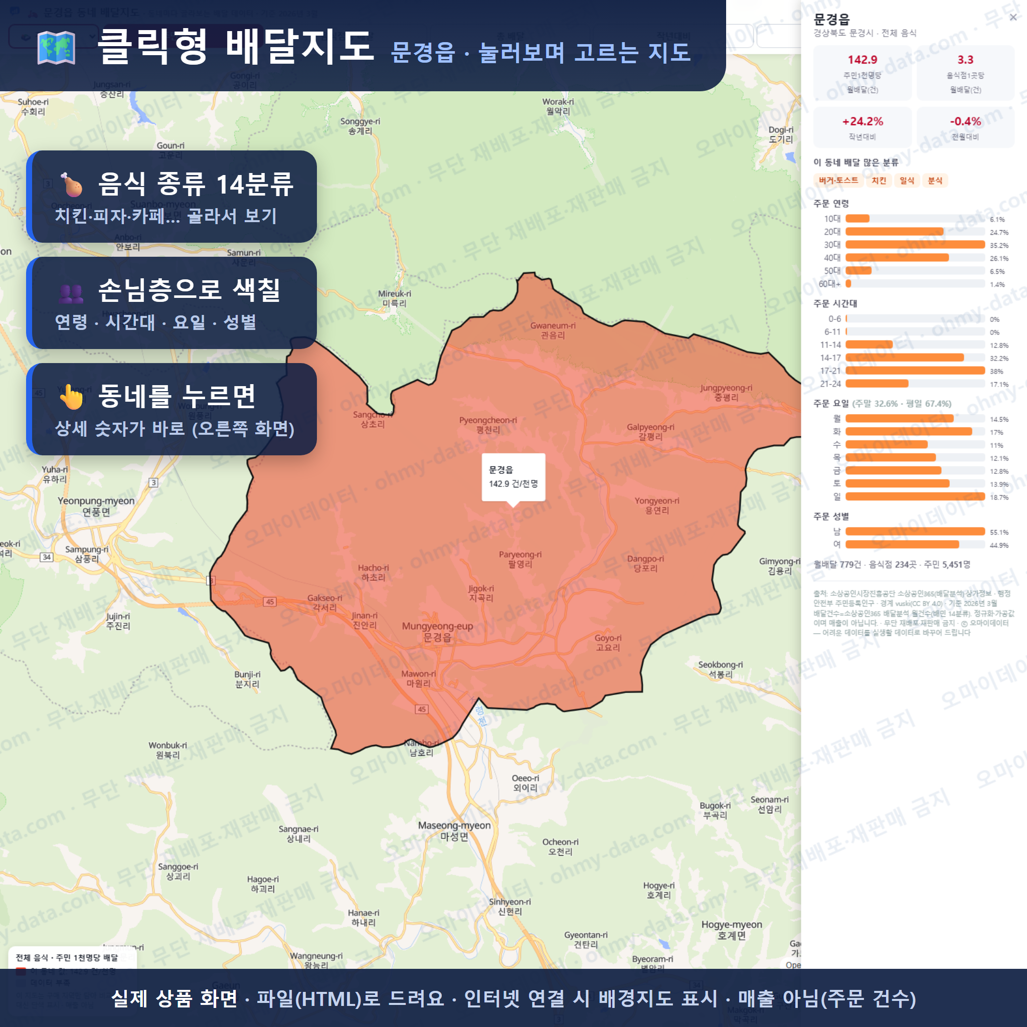 인터랙티브 지도 미리보기(실제 상품은 클릭형 HTML)