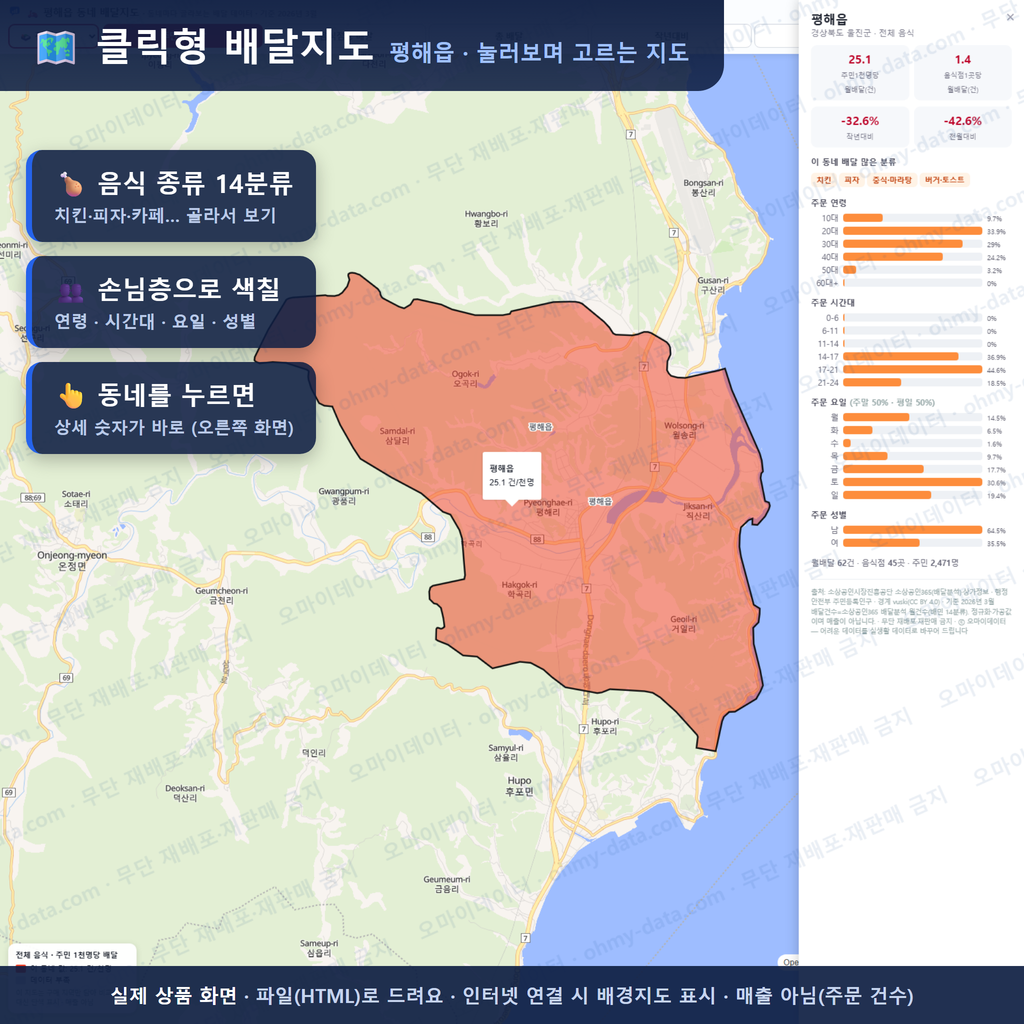 인터랙티브 지도 미리보기(실제 상품은 클릭형 HTML)