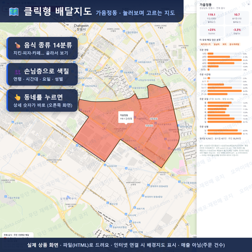 인터랙티브 지도 미리보기(실제 상품은 클릭형 HTML)