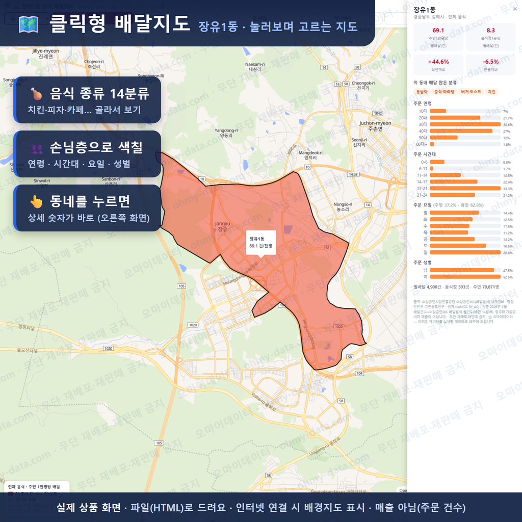 인터랙티브 지도 미리보기(실제 상품은 클릭형 HTML)