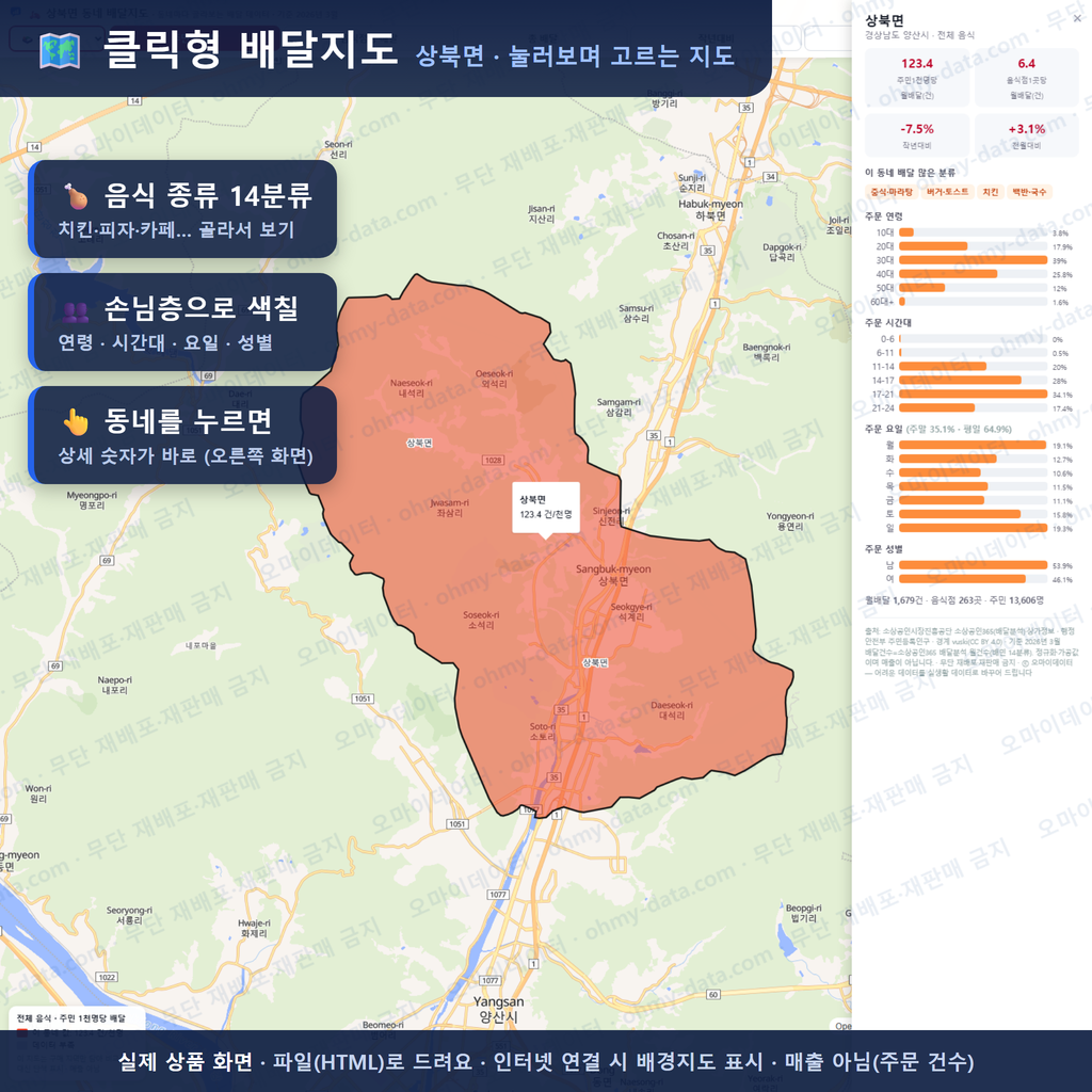 인터랙티브 지도 미리보기(실제 상품은 클릭형 HTML)