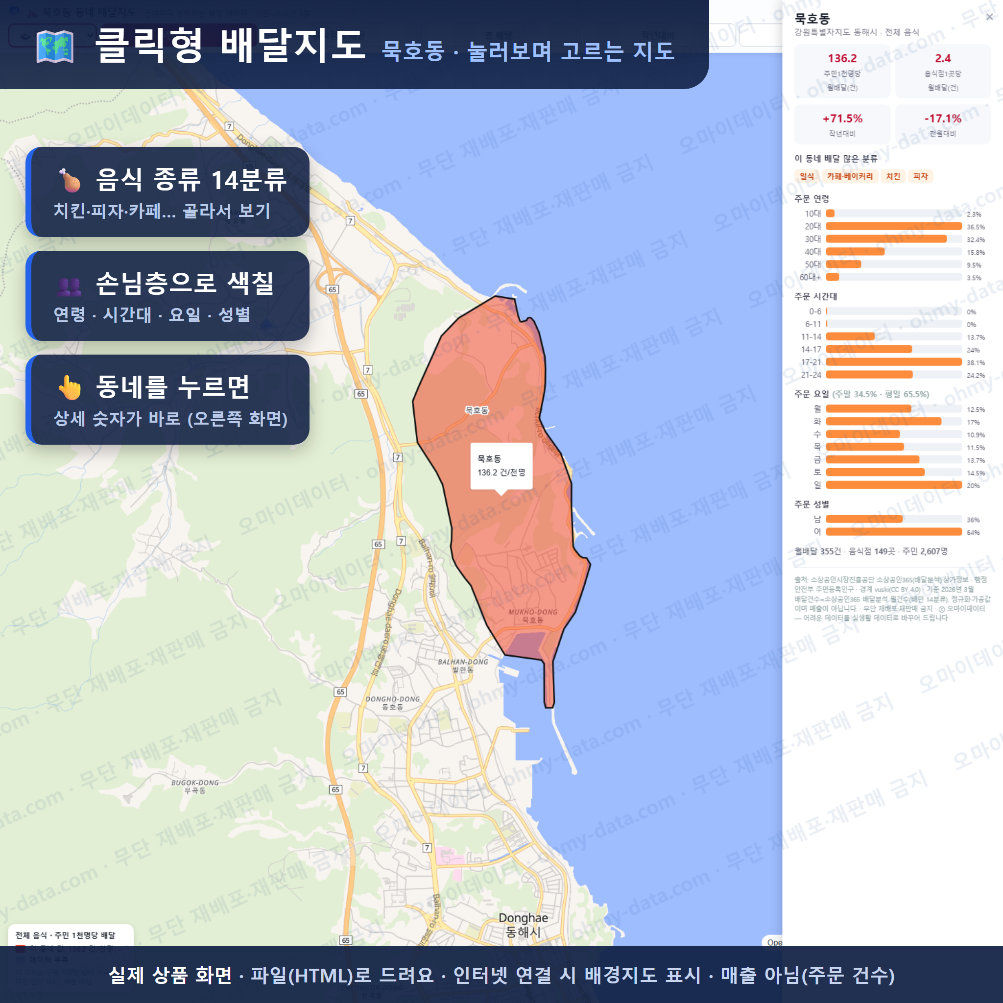 인터랙티브 지도 미리보기(실제 상품은 클릭형 HTML)