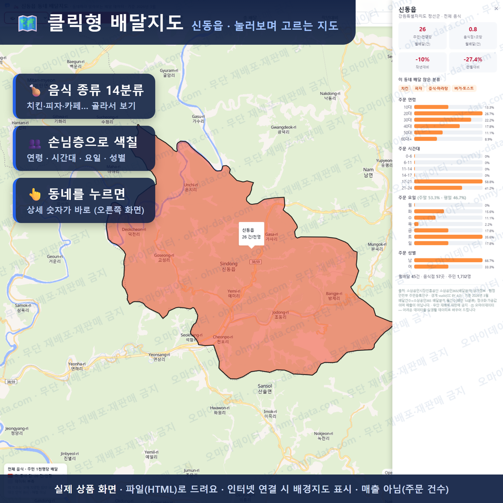 인터랙티브 지도 미리보기(실제 상품은 클릭형 HTML)