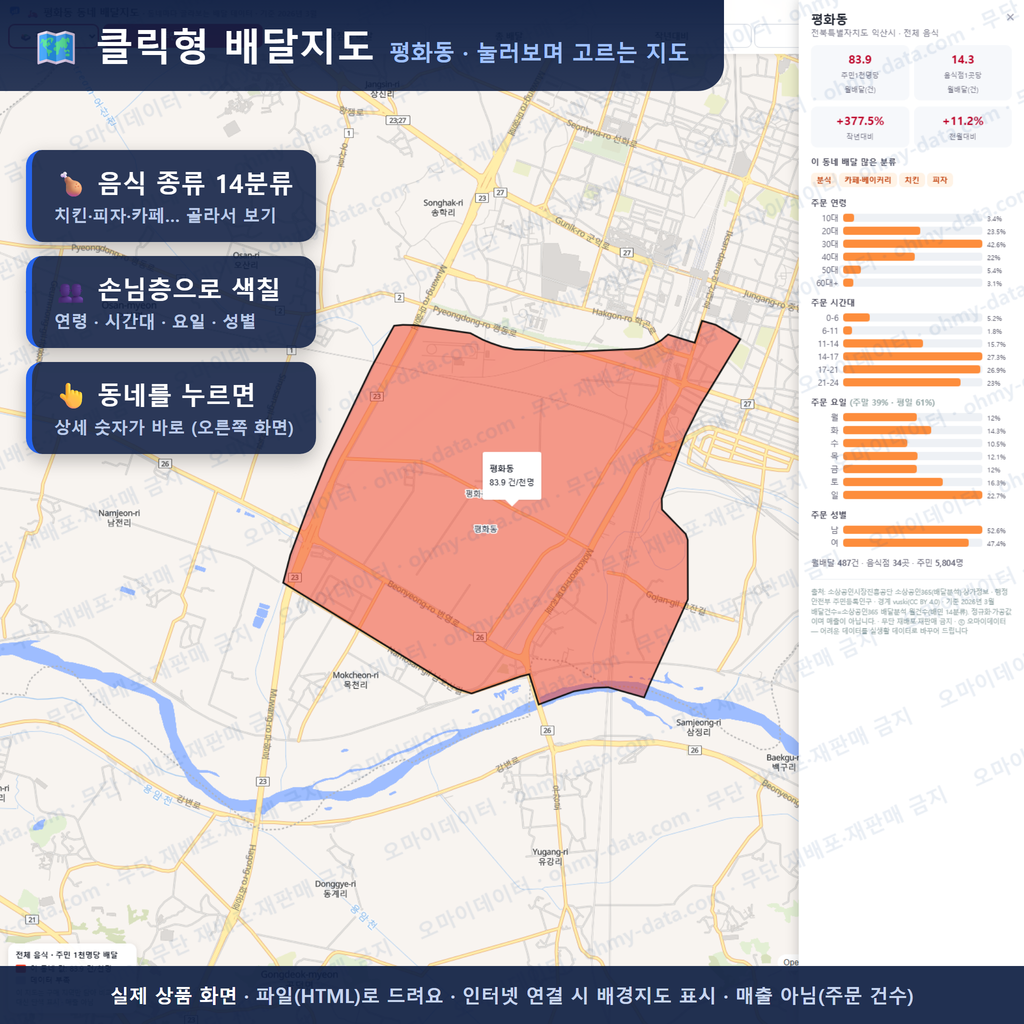 인터랙티브 지도 미리보기(실제 상품은 클릭형 HTML)