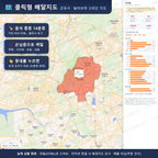 인터랙티브 지도 미리보기(실제 상품은 클릭형 HTML)
