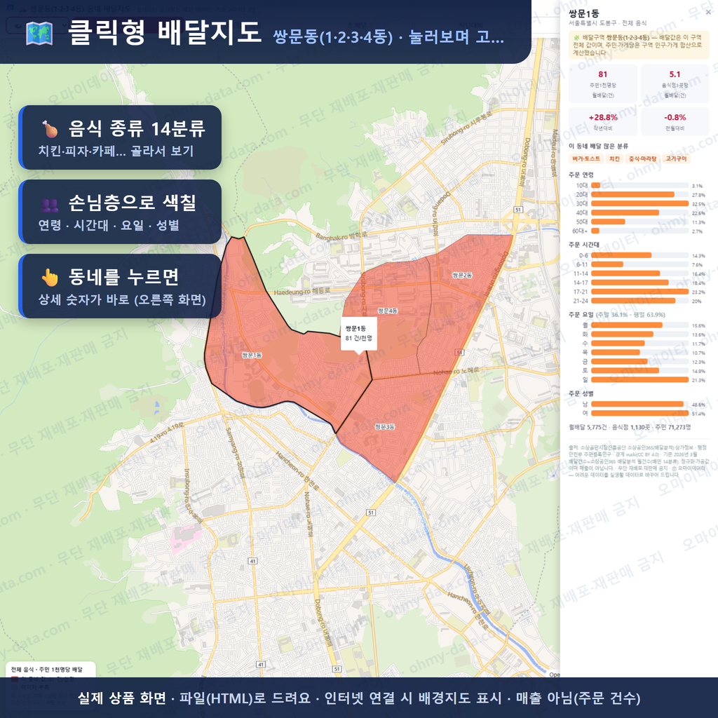 인터랙티브 지도 미리보기(실제 상품은 클릭형 HTML)