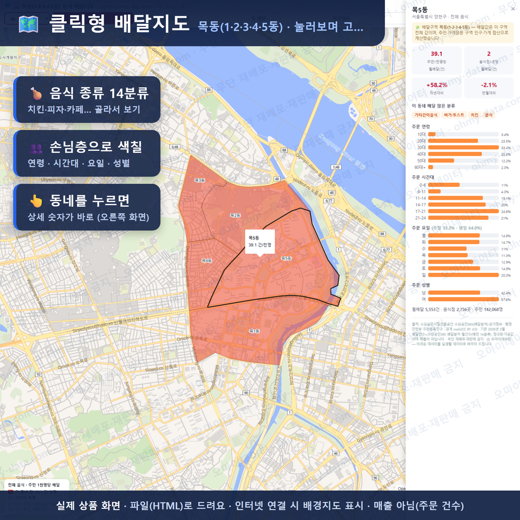 인터랙티브 지도 미리보기(실제 상품은 클릭형 HTML)