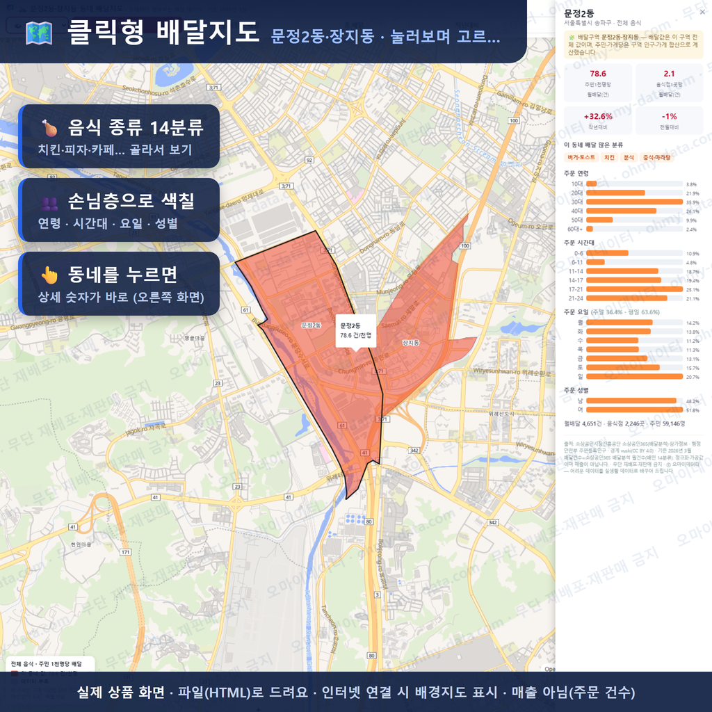 인터랙티브 지도 미리보기(실제 상품은 클릭형 HTML)