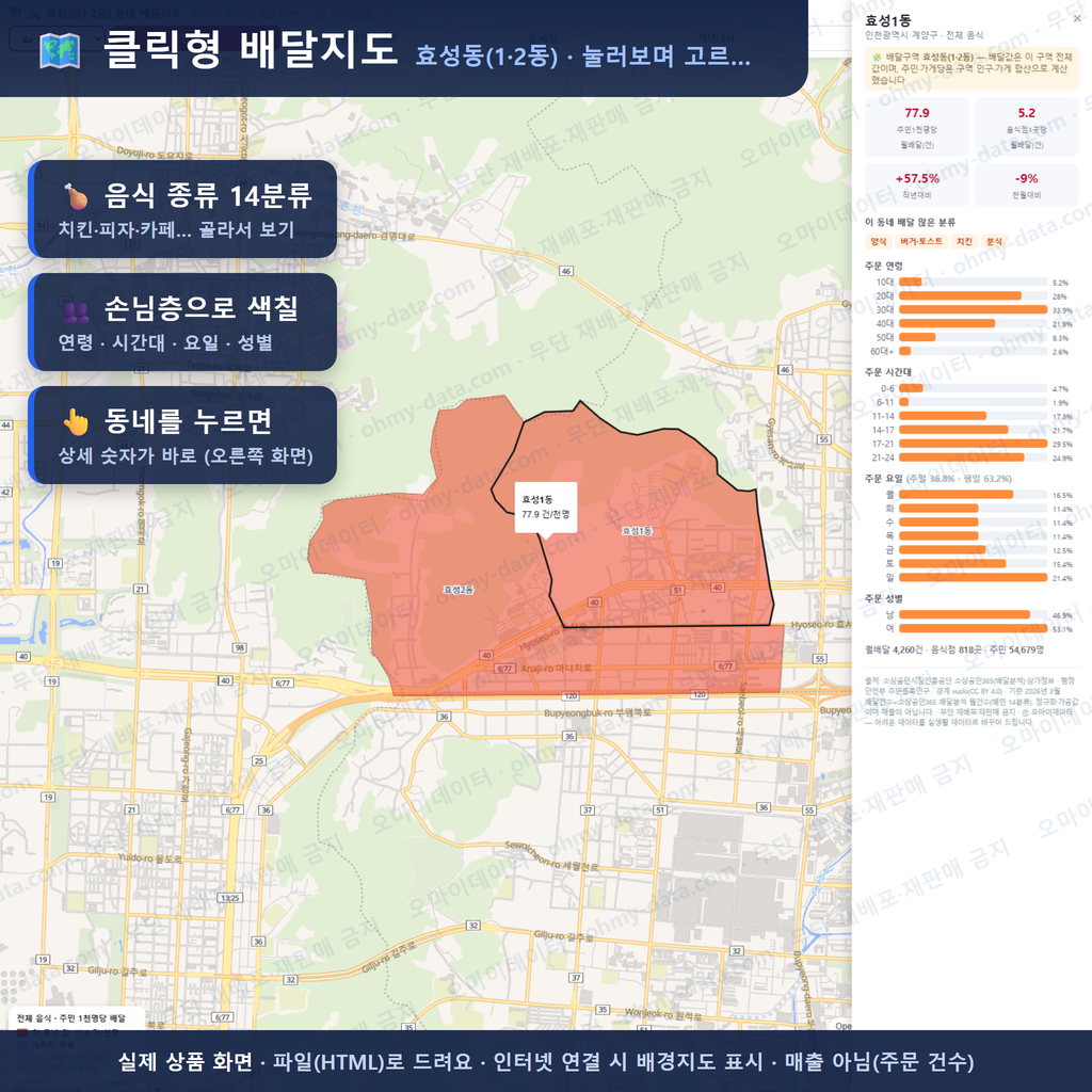 인터랙티브 지도 미리보기(실제 상품은 클릭형 HTML)