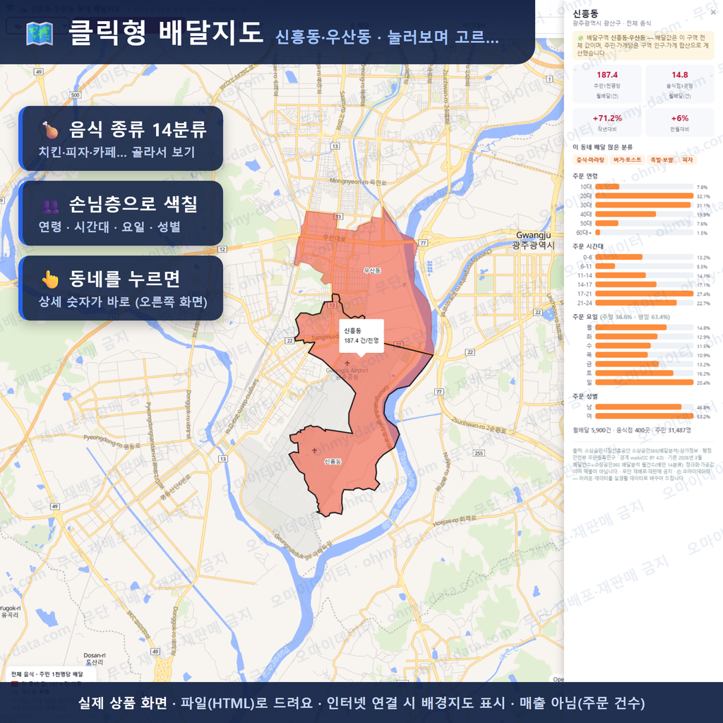 인터랙티브 지도 미리보기(실제 상품은 클릭형 HTML)