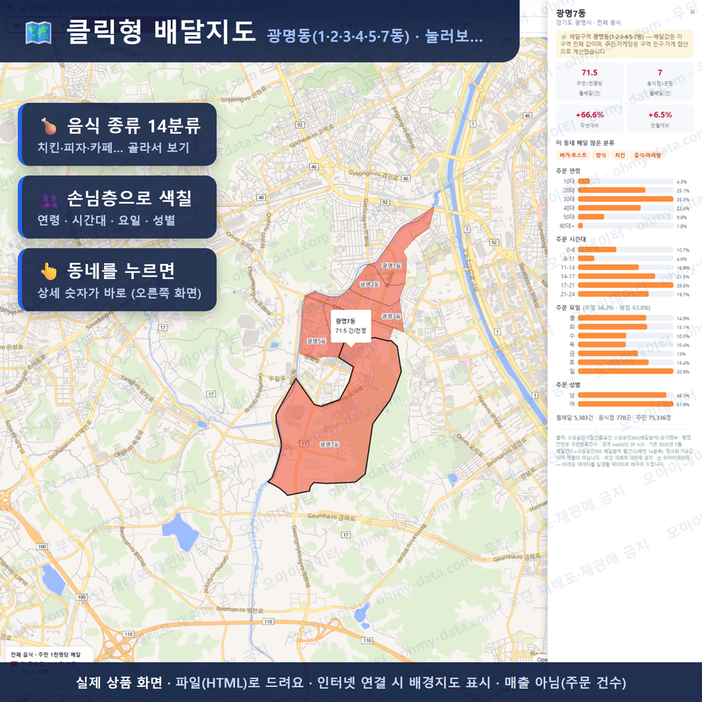 인터랙티브 지도 미리보기(실제 상품은 클릭형 HTML)