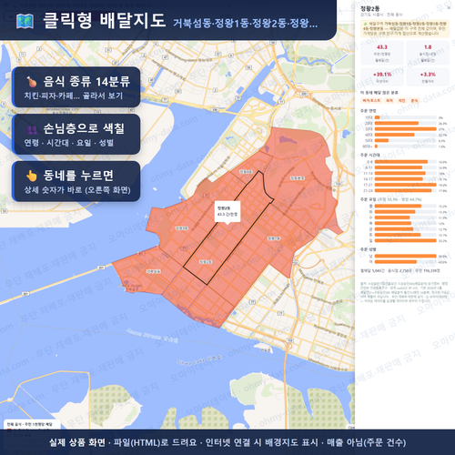 인터랙티브 지도 미리보기(실제 상품은 클릭형 HTML)