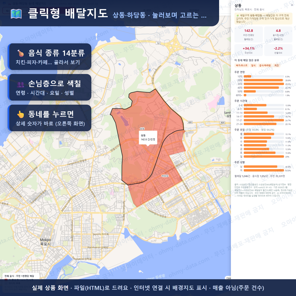인터랙티브 지도 미리보기(실제 상품은 클릭형 HTML)