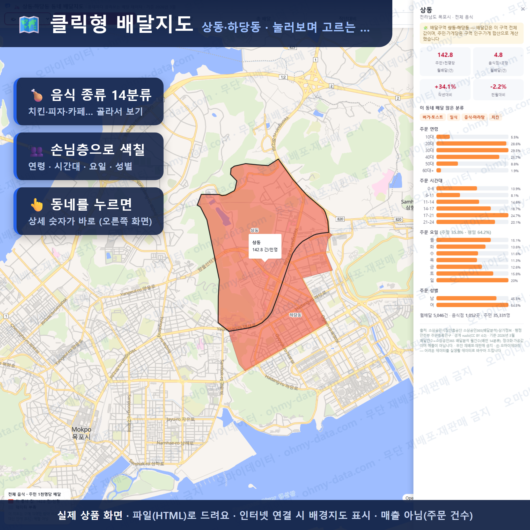 인터랙티브 지도 미리보기(실제 상품은 클릭형 HTML)