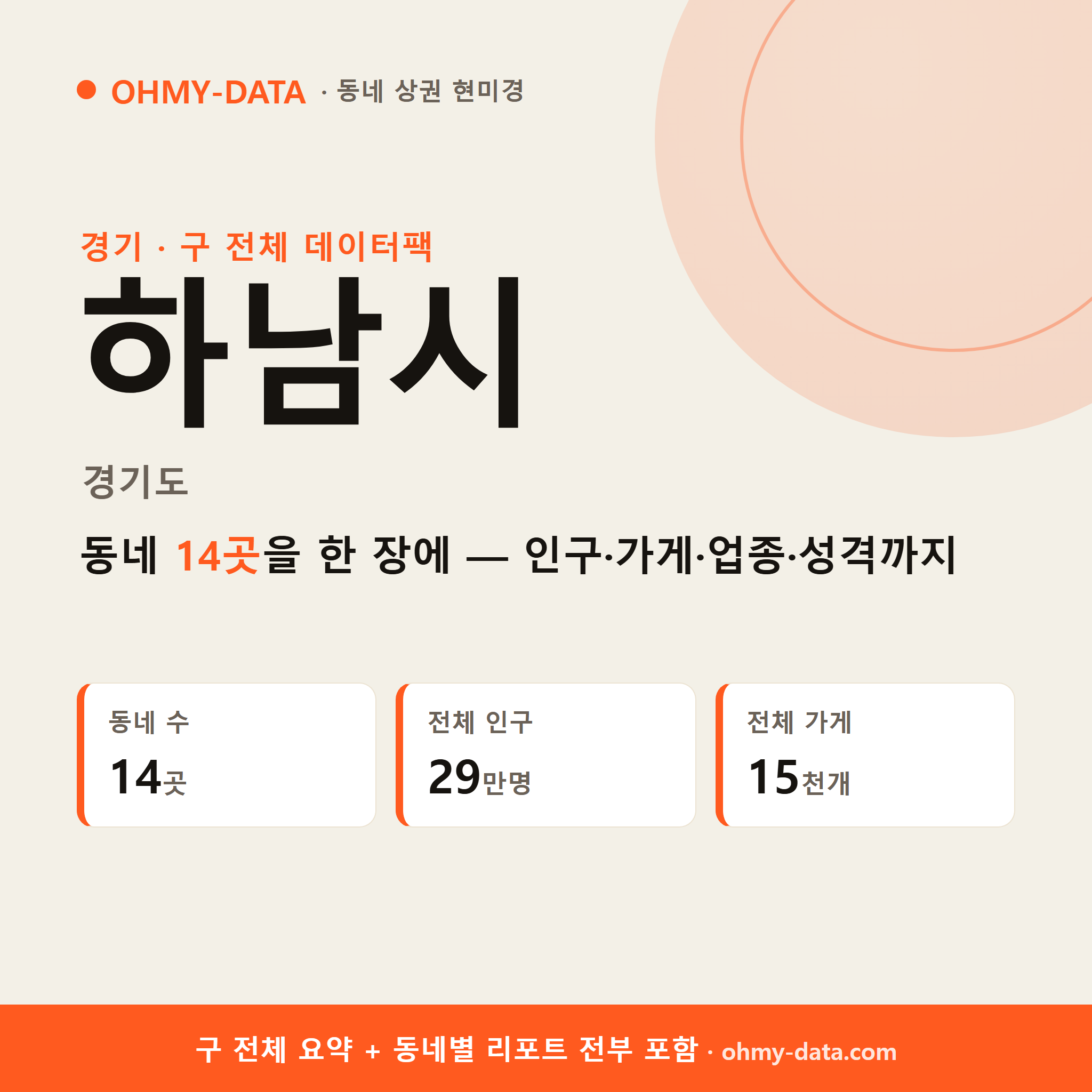 하남시 상권 데이터팩