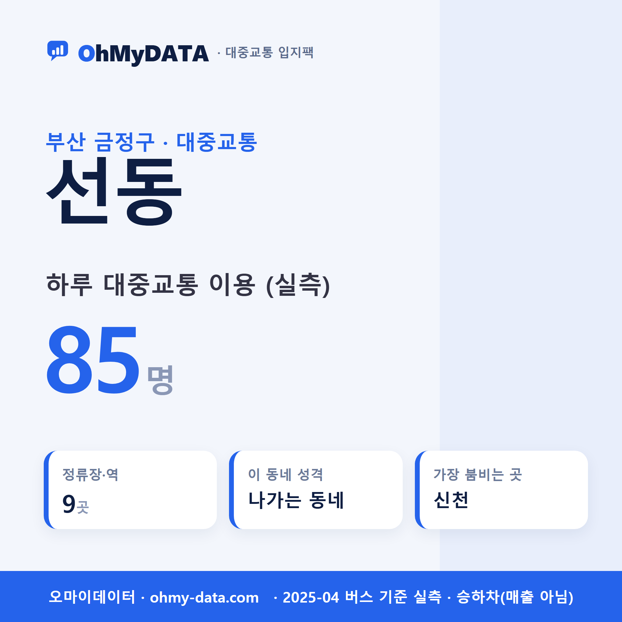 선동 대중교통 입지팩 표지