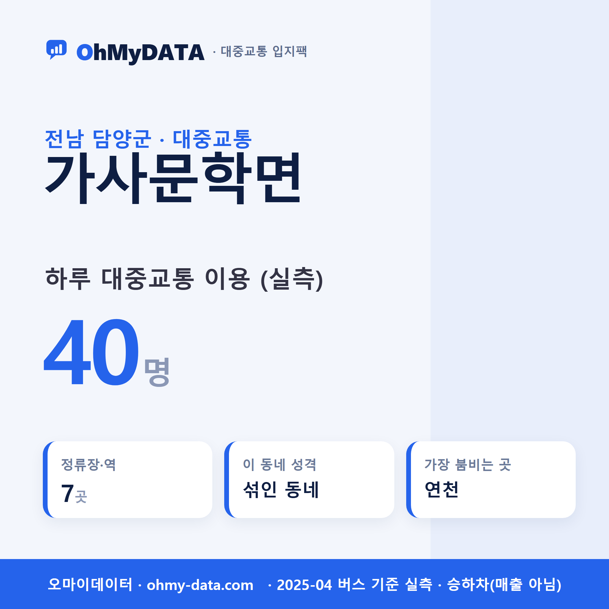 가사문학면 대중교통 입지팩 표지