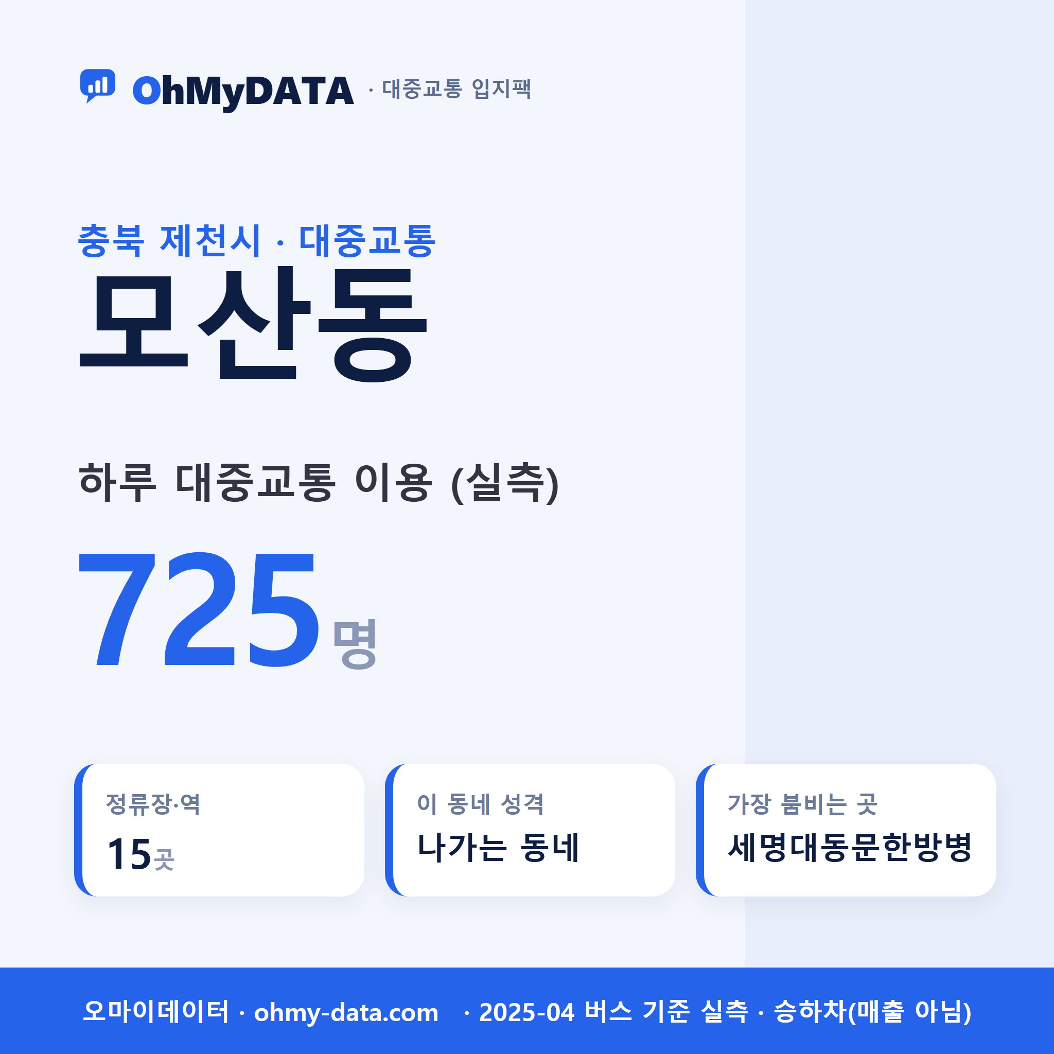 모산동 대중교통 입지팩 표지