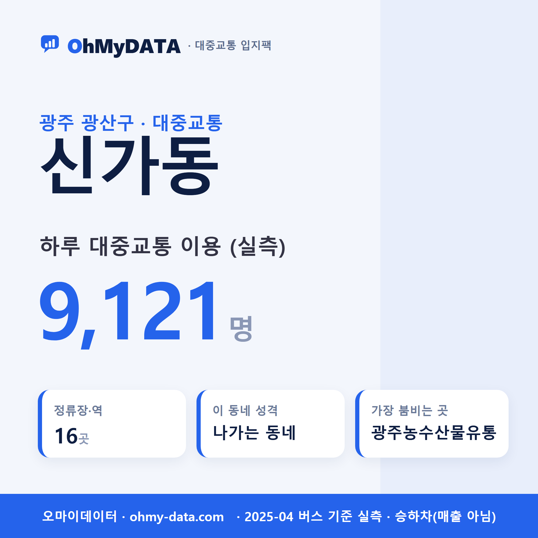 신가동 대중교통 입지팩 표지