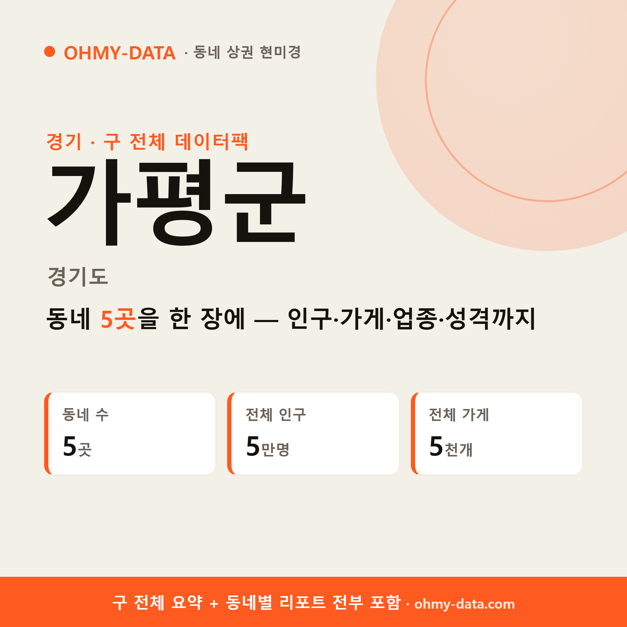 가평군 상권 데이터팩